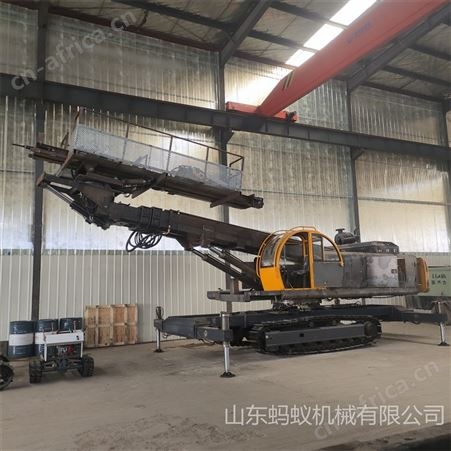 全新工程液压边坡钻机 注浆打孔护坡钻机 举高15米电动潜孔钻机