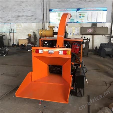 1000型移动式果树碎枝机 树枝破碎机 全自动进料 工作效率高