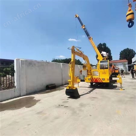 农用中小型轮式履带式四不像吊挖一体机 创佳 挖掘吊重运输一体车