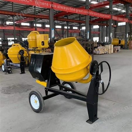 自动上料 柴油小型搅拌机 多功能移动式滚筒机