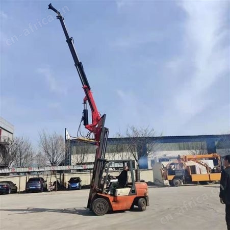 3吨全液压式 加长六棱臂大型叉车吊 四驱装卸搬运一体机
