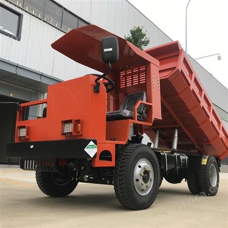 四轮式液压 大型座驾工程用运料车 四不像轨胶轮自卸车