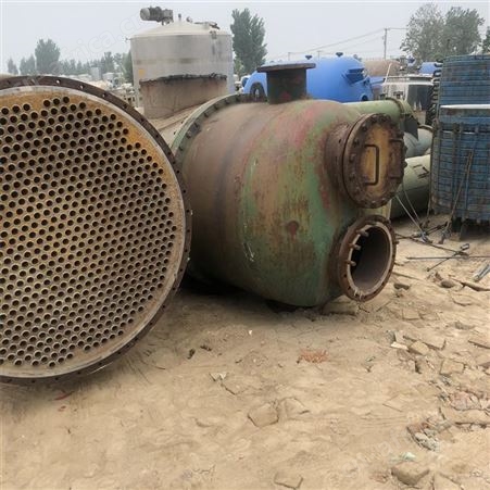 二手化工冷凝器 不锈钢316冷凝器 钛材换热器 搪玻璃换热器