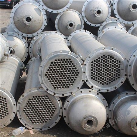 二手化工冷凝器 不锈钢316冷凝器 钛材换热器 搪玻璃换热器