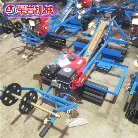 自走式大姜播种机 姜沟自动摆放大姜机 青州军岩直销