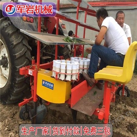 辣椒移栽机 2020年蔬菜移栽机 甘蓝移栽机 岩机械 来厂订购