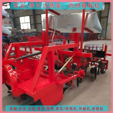 甜叶菊移栽机 玉米苗栽植机 拖拉机牵引动力 多行作业 易操作