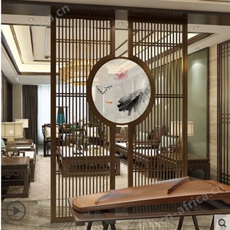 金丝楠屏风 实木屏风鞋柜家具 新中式红木家具 金丝楠家具批发