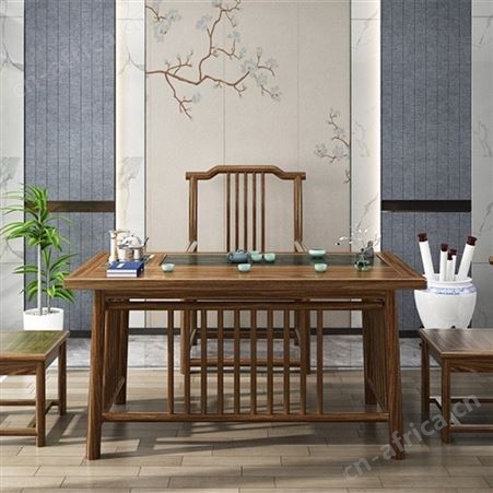 实木泡茶台 朴舍艺品 功夫茶桌茶台 古色古香